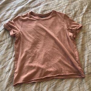 Blush Cropped T-shirt
